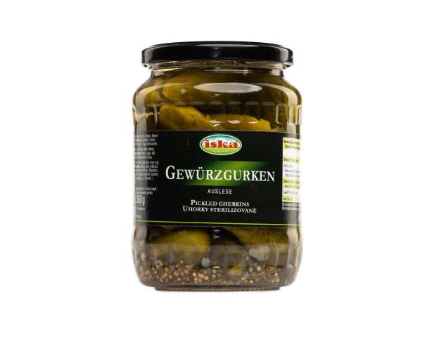 Sterilizált uborka 5-9 cm (üveg) 