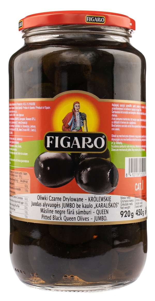 Black olives pitted QUEEN (glass)