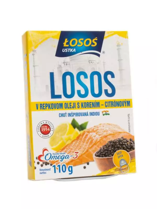 115. Losos v repkovom oleji s citrónovým korením 110 g Losos upravene.jpg