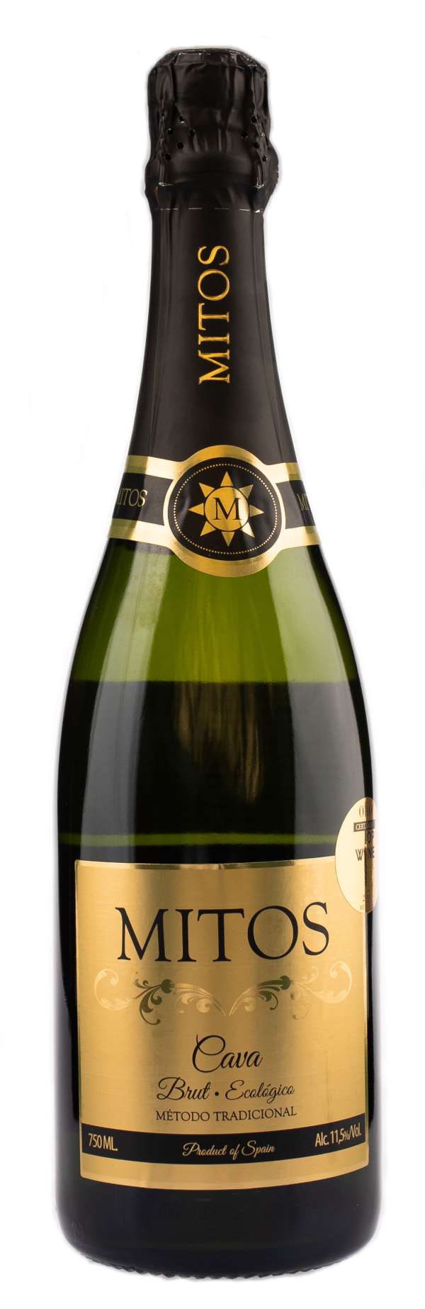 White sparkling wine CAVA BRUT BIO